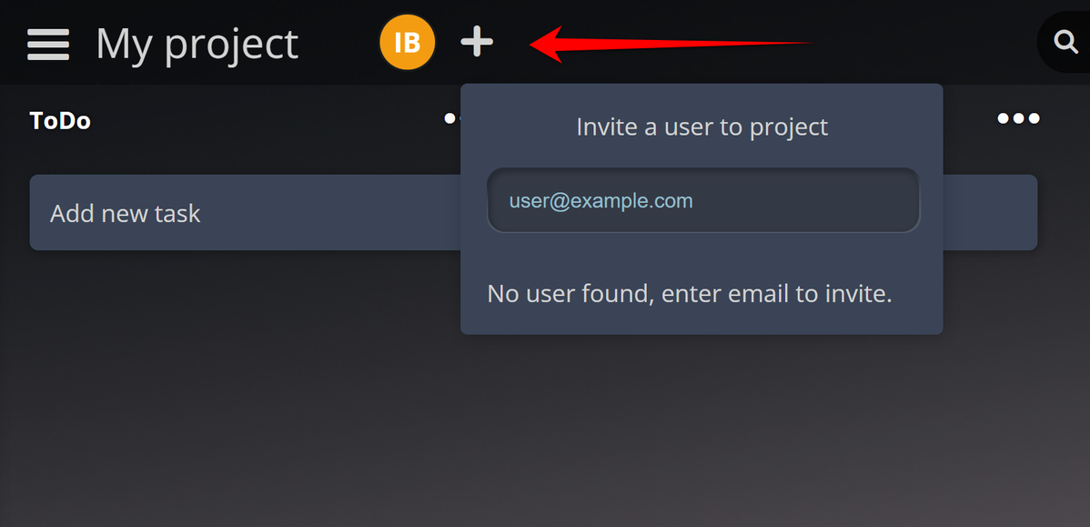Invite user to Tracklify